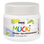 Colle - vernis pour serviettes - kreul - mucki - 150 ml - inodore - s�che transparent