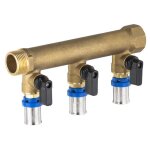 Collecteur mle - femelle 20x27 - 3 dparts multicouche  sertir 16  vannes noyon & thiebault