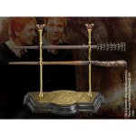Collection des baguettes weasley - noble collection - rsine - prsentoir inclus