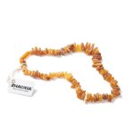Collier d?ambre pour chiens et chats - 26cm - protection naturelle contre anti - puces les tiques