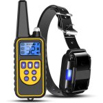Collier anti aboiement chien - avec tlcommande collier de dressage pour chien avec 3 modes niveaux ...