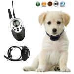 Collier anti - aboiement choc vibration tanche deducation collier dressage tlcommand rechargeable ...