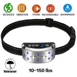Collier anti - aboiements dispositif collier de dressage pour chien �tanche 7 niveaux ajustables son ...