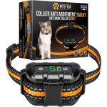 Collier anti - aboiement one pets - top - rechargeable avec son vibration et choc electrique - ip67 rglable ...