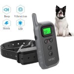 Collier anti aboiement avec vibration son et choc electrique collier de dressage pour chien module de ...