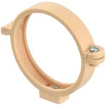 Collier � bride de descente girpi - diam. 100mm - pvc - gris