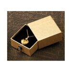 Collier - st. leonhard - c?ur en verre - plaqué or - feuilles dor 23 carats - femme Collier - st. leonhard - c?ur en verre - plaqué or - feuilles dor 23 carats - femme