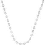 Collier homme argent 925 - maille grain de caf - 60cm - latelier dazur