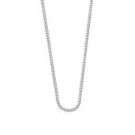 Collier cha�ne lotus silver maille gourmette - lotus - femme - argent - 42 cm - poin�on 925 / 1000