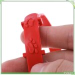 Collier chat anti puce prvention collier antiparasitaire chat rouge 3 pcs