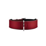 Collier pour chien hunter basic 60 en nickel rouge 47 - 54 cm