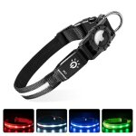 Collier chien lumineux rechargeable et etanche led clignotant collier de sécurité pour petits - moyens ... Collier chien lumineux rechargeable et etanche led clignotant collier de sécurité pour petits - moyens ...