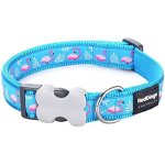 Collier pour chien - red dingo - flamant rose turquoise - 12 mm - 20 - 32 cm - xs Collier pour chien - red dingo - flamant rose turquoise - 12 mm - 20 - 32 cm - xs