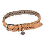 Collier pour chien réglable tressé 50 - 70cm naturel Collier pour chien réglable tressé 50 - 70cm naturel