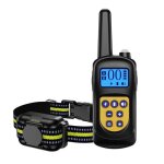 Collier de dressage pour chien - folaya - rechargeable - 3 modes - t�l�commande 600m - imperm�able ipx7 ...