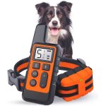 Collier �lectrique pour chien - folaya - mod�le orang - �tanche - rechargeable - 3 modes de dressage