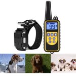 Collier electrique de formation de chien de tlcommande impermable de 800m 3 modes