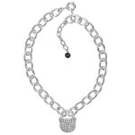 Collier - karl lagerfeld - klassic 5512238 - noir - argent - laiton