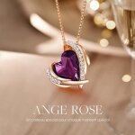 Collier femme pendentif coeur damour cadeau bijoux femmes