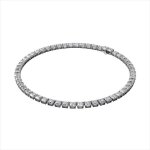 Collier femme - swarovski - collier swarovski millenia carr� blanc - couleur de la mati�re:blanc