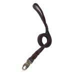 Collier et laisse pour chien - surenhap - cuir souple - 25 cm de large - 120 cm de long - noir / marron ... Collier et laisse pour chien - surenhap - cuir souple - 25 cm de large - 120 cm de long - noir / marron ...