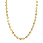 Collier - latelier dazur - maille grain de caf - or jaune 18 carats - 50cm - 1620gr