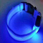 Collier lumineux led rechargeable pour chien réfléchissant réglable Collier lumineux led rechargeable pour chien réfléchissant réglable