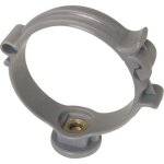 Collier monobloc pvc gris simple - tube diam�tre 50 mm - nicoll