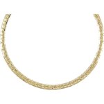 Collier or 18 carats 750 / 000 maille haricot jaune - femme - latelier dazur - collier - or jaune