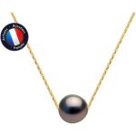 Collier - perlinea - perle de culture de tahiti a + - or jaune - 8 - 9 mm - 42 cm