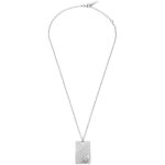 Collier - police - acier inoxydable - argent - pour homme - lgant et durable
