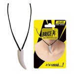 Collier - ptit clown - brice de nice 3 - dent de requin - intrieur - adulte - noir