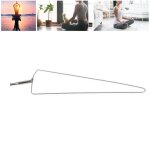 Collier respiratoire anti - stress - salalis - acier inoxydable - 69 cm - pendentif 5x08 cm - mixte