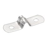 Collier de serrage sourcing map 5mm fixation tuyau clip tube attacher pince rigide 2 trous 201 inox fixer ...