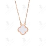 Lcc collier en argent s925 nacre naturelle antioxydant ne perd pas facilement sa couleur collier trfle ...
