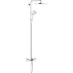 Colonne de bain / douche - grohe - 26657000 - mitigeur thermostatique - chrom� - 31 cm