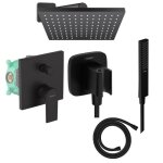 Colonne de douche encastr�e m�canique hansgrohe vernis shape douche de t�te vernis shape flexible isiflex ...