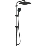 Colonne de douche avec inverseur manuel - economie deau - grohe vitalio comfort 250 - noir mat - 266982431 ...