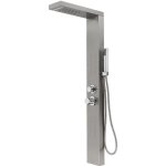 Colonne de douche mengda avec jets corporels en acier 15 * 47 * 130cm
