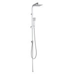 Colonne de douche sans robinet k2o chillout ocean 1015 cm design carr� en acier inoxydable avec pommeau ...