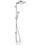 Colonne de douche ou bain douche sans mitigeur hansgrohe crometta e 280 ecosmart chrom�