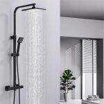 Colonne de douche thermostatique ensemble de douche corps en laiton hauteur r�glable syst�me de douche ...
