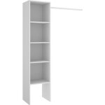 Colonne dressing en panneaux de particules mélaminés coloris blanc - longueur 137. 5 x profondeur 40. ... Colonne dressing en panneaux de particules mélaminés coloris blanc - longueur 137. 5 x profondeur 40. ...