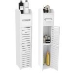 Colonne de salle de bain avec 2 portes willonin meuble rangement darmoire pour salon chambre decoration ...
