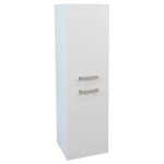 Ondee zen colonne de salle de bain smart - a suspendre - 2 portes - 35cm - finitions blanc