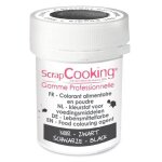 Colorant alimentaire en poudre - scrapcooking - pot 5g - noir Colorant alimentaire en poudre - scrapcooking - pot 5g - noir