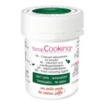 Colorant alimentaire en poudre - scrapcooking - pot 5g - vert sapin