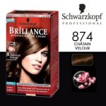 Coloration brillance 874 chtain velour - schwarzkopf - sans ammoniaque - cheveux colors ou mechs