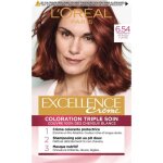 Coloration permanente 6. 54 excellence crme loreal paris - blond fonc acajou cuivr