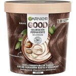 Coloration permanente - garnier - 5. 0 casta�o caf� - sans ammoniaque - cr�me - tous types de cheveux ...